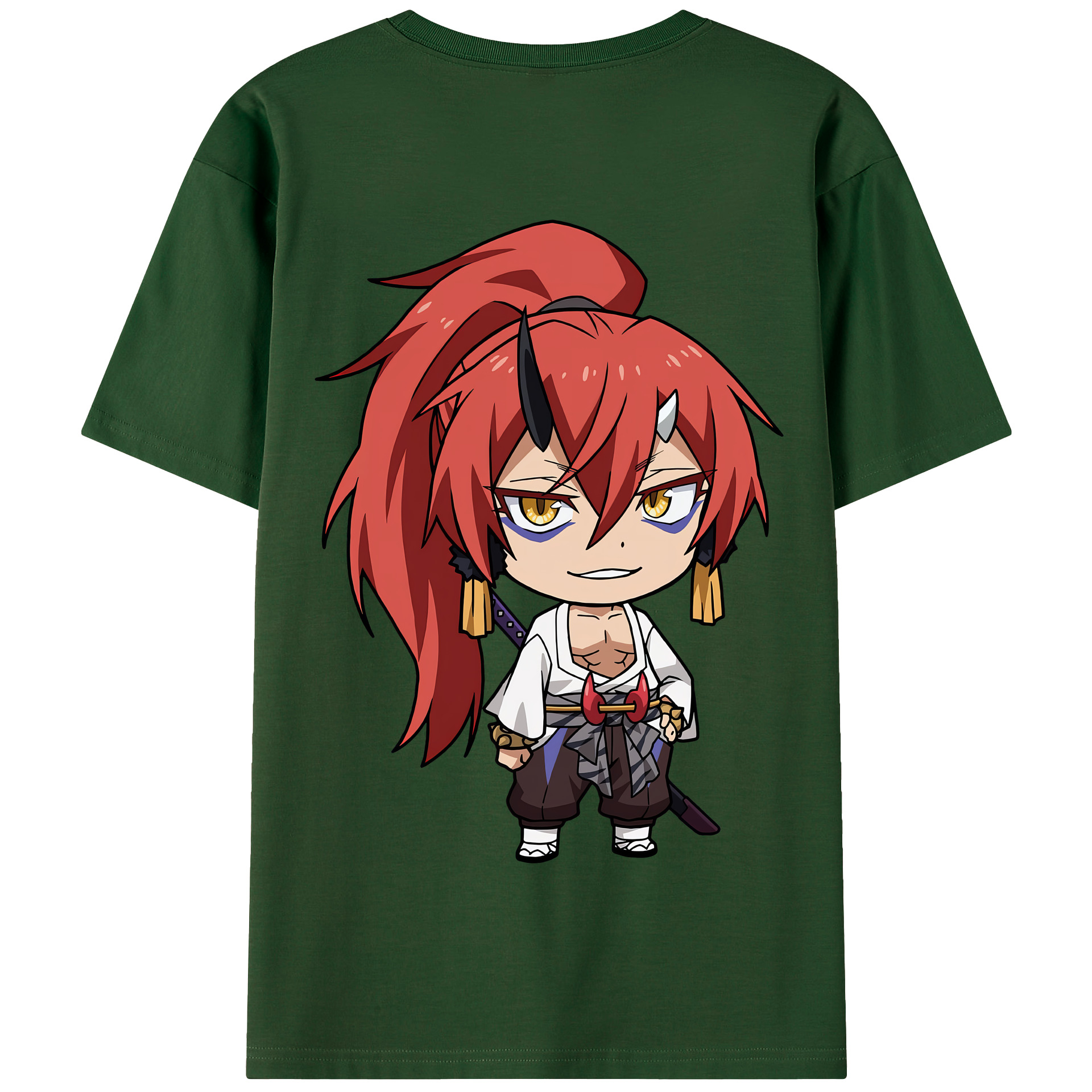 （画像用） 転スラ Regarding Reincarnated to Slime 綿100％半袖Tシャツ（背面プリント）
